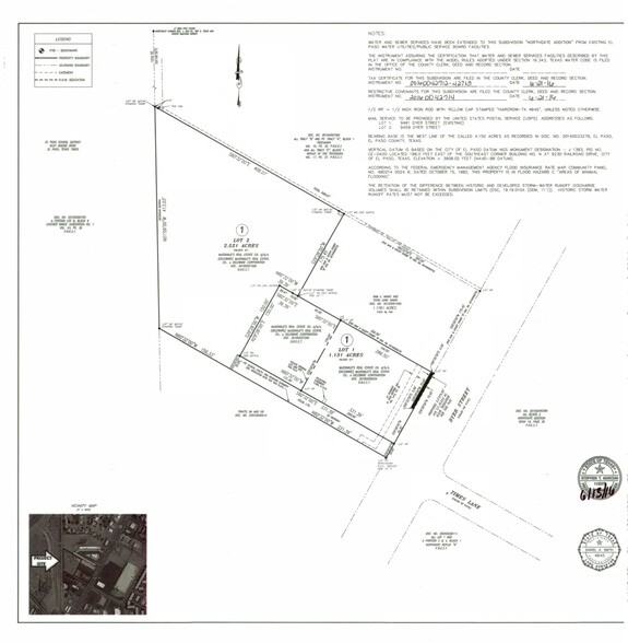 9459 Dyer St, El Paso, TX for sale - Plat Map - Image 2 of 4