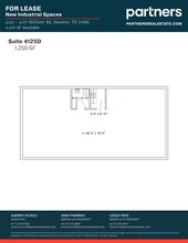 4125 Hollister St, Houston, TX for rent Site Plan- Image 1 of 1