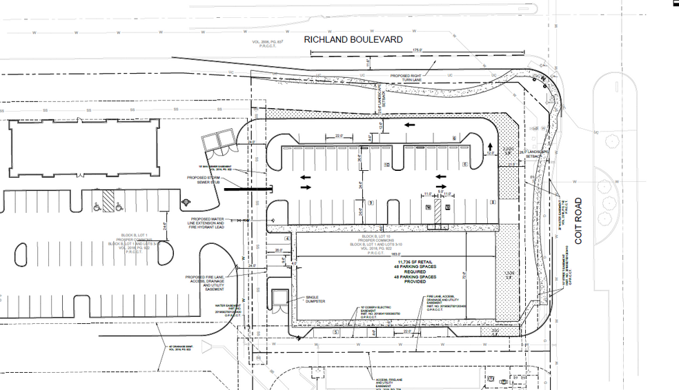 2310 Richland Blvd, Prosper, TX for rent - Site Plan - Image 2 of 2