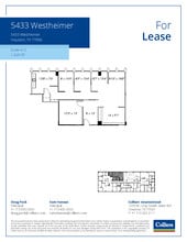 5433 Westheimer Rd, Houston, TX to rent Floor Plan- Image 1 of 1