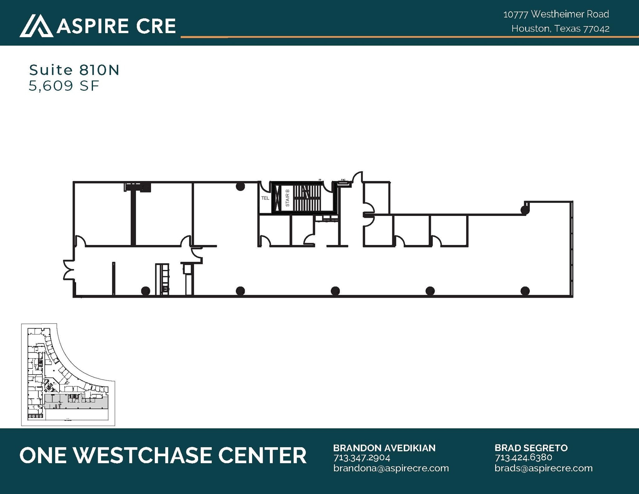 10777 Westheimer Rd, Houston, TX to rent Floor Plan- Image 1 of 8