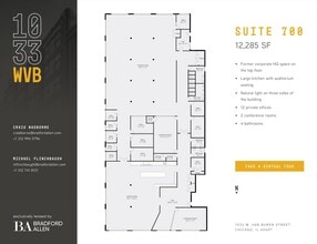 1033 W Van Buren St, Chicago, IL to rent Floor Plan- Image 1 of 16