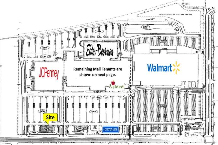 1850 W Michigan Ave, Jackson, MI for rent - Site Plan - Image 2 of 2