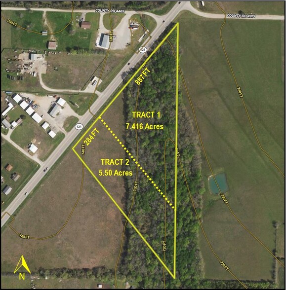 TBD SH 121, Trenton, TX for sale - Aerial - Image 2 of 2