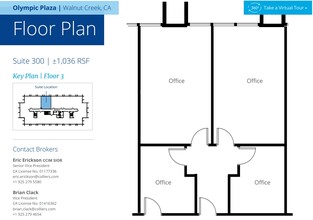 1910 Olympic Blvd, Walnut Creek, CA for rent Floor Plan- Image 1 of 1