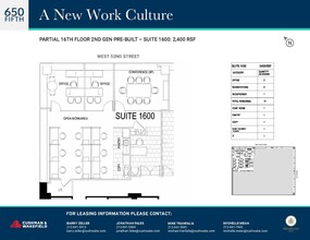 650 Fifth Ave, New York, NY for rent Floor Plan- Image 1 of 1