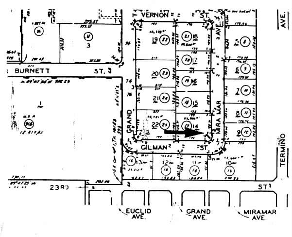 2425 Mira Mar Ave, Long Beach, CA for rent - Plat Map - Image 3 of 3