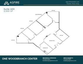 11931 Wickchester Ln, Houston, TX for rent Floor Plan- Image 1 of 2