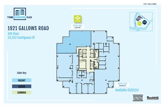 1919-1921 Gallows Rd, Vienna, VA for rent Floor Plan- Image 1 of 1