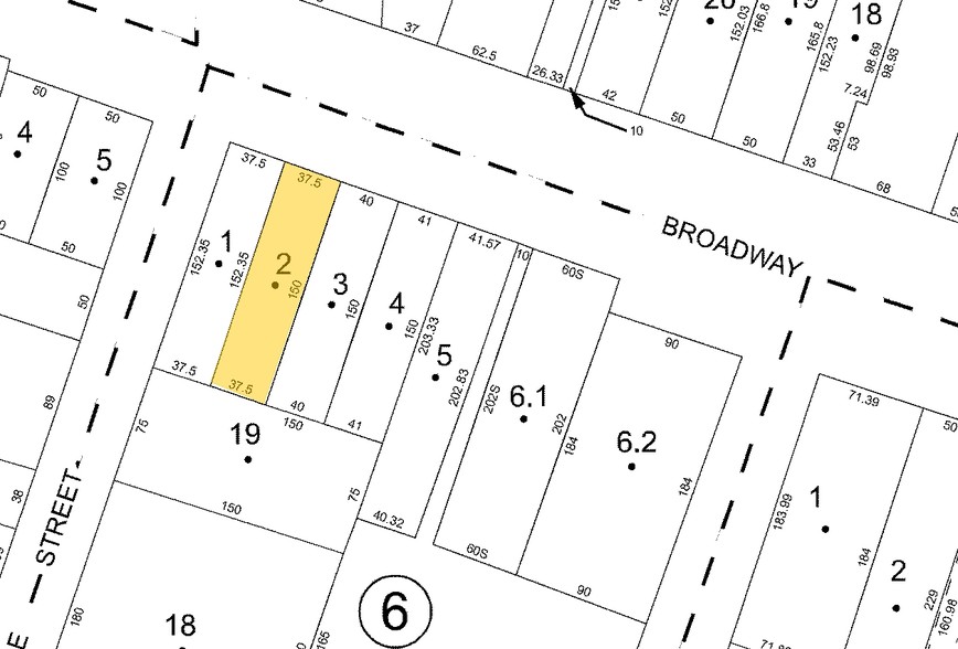 457 Broadway, Monticello, NY for rent - Plat Map - Image 2 of 2