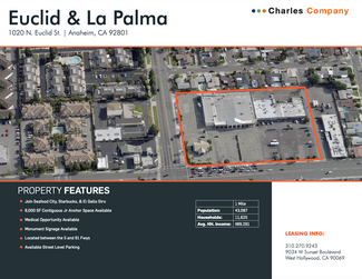 More details for 928-1098 N Euclid St, Anaheim, CA - Retail for Rent