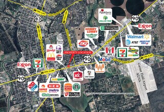 600-612 E Main St, Uvalde, TX - AERIAL map view - Image1