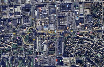 Meaux, SEM - Aerial  map view