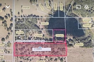 More details for SOUTH LAKE HIAWATHA Dr, Lady Lake, FL - Land for Sale