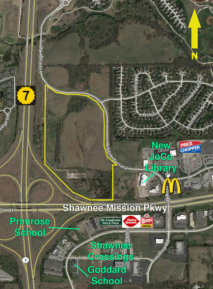 NEC of K-7 & Shawnee Mission Pkwy hwy, Shawnee, KS for sale - Primary Photo - Image 1 of 1