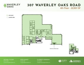 307 Waverley Oaks Rd, Waltham, MA to rent Floor Plan- Image 1 of 6