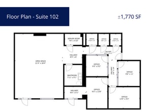 3601-3719 E Indian School Rd, Phoenix, AZ to rent Floor Plan- Image 1 of 1