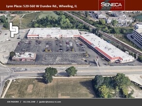 522-600 W Dundee Rd, Wheeling, IL - AERIAL  map view