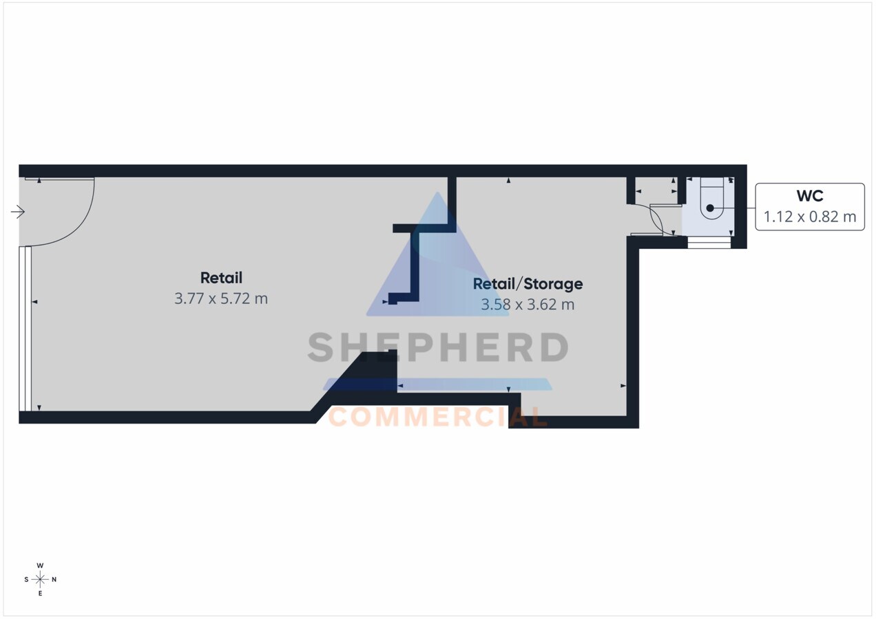 6 Queen St, Kilmarnock, EAY KA1 3DB - Unit 6 - - Floor Plan - Image 1 of 1