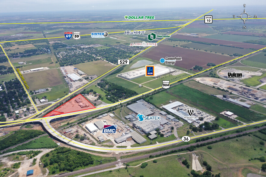 227 Highway 90A W, Rosenberg, TX for sale - Aerial - Image 1 of 1