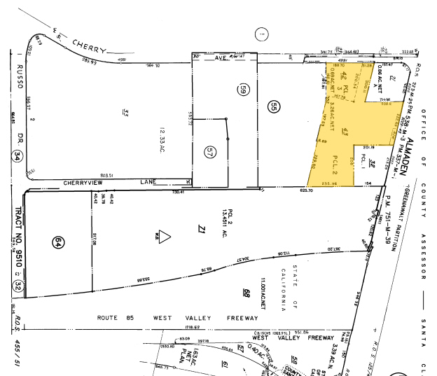 5015-5041 Almaden Expy, San Jose, CA for rent - Plat Map - Image 2 of 5