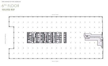 1290 Avenue of the Americas, New York, NY to rent Floor Plan- Image 1 of 4