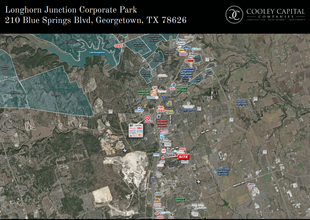 210 Blue Springs Blvd, Georgetown, TX - aerial  map view - Image1