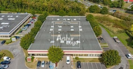 Bondoufle, ESS - Aerial  map view