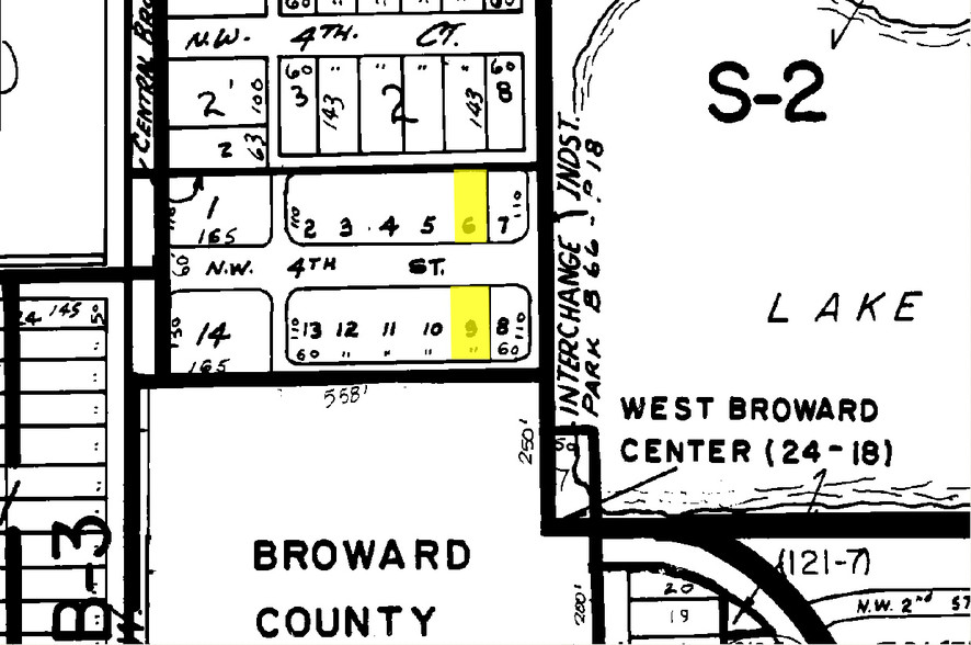 2610-2618 NW 4th St, Fort Lauderdale, FL for rent - Plat Map - Image 2 of 9