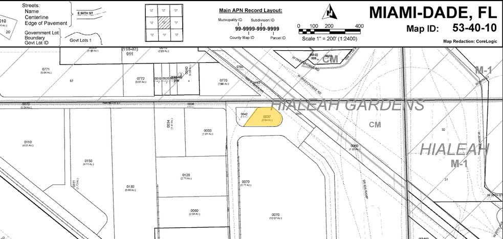 NW South River Dr, Medley, FL for rent - Plat Map - Image 2 of 2