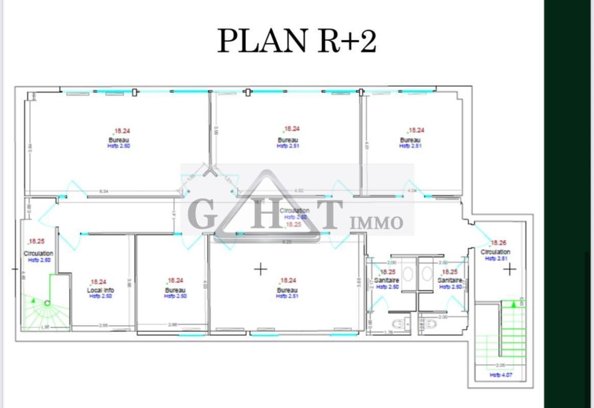 Office in Nanterre to rent Floor Plan- Image 1 of 2