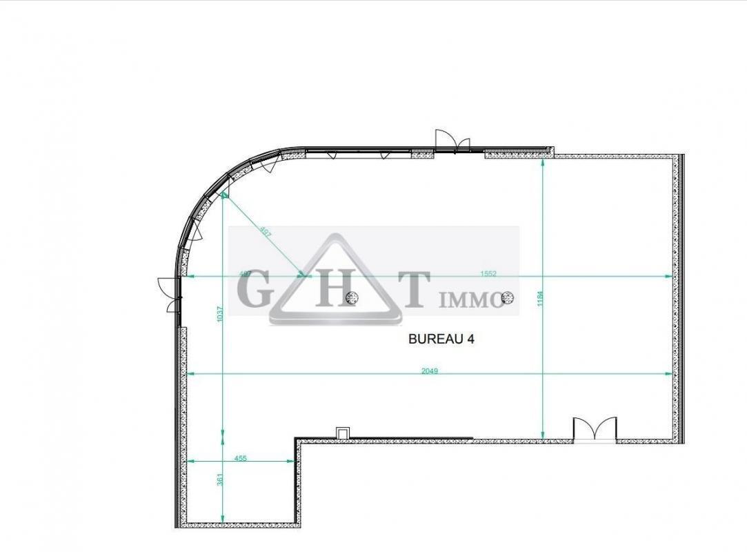 Office in Chessy to rent Floor Plan- Image 1 of 2