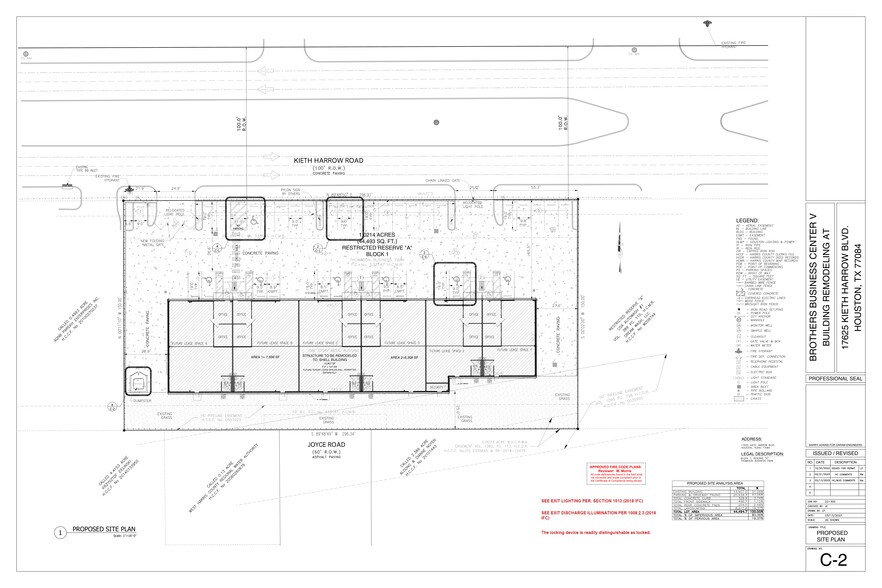 17625 Kieth Harrow Blvd, Houston, TX for rent - Site Plan - Image 1 of 5