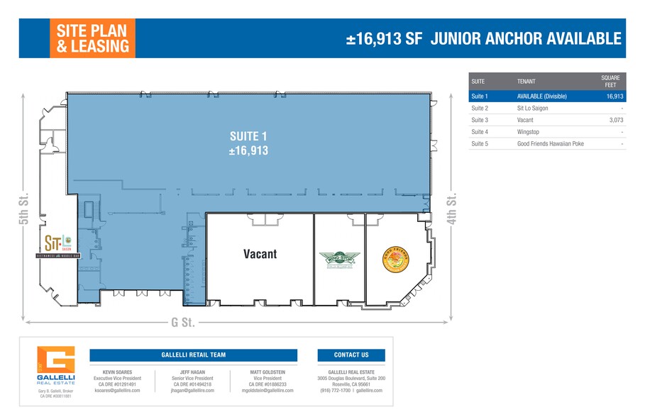 400-424 G St, Davis, CA for rent - Site Plan - Image 2 of 4