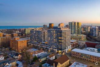 1890 Maple Ave, Evanston, IL - aerial  map view