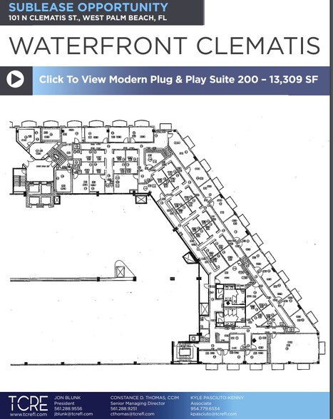 101 N Clematis St, West Palm Beach, FL for rent - Floor Plan - Image 3 of 4