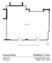 11910 Greenville Ave, Dallas, TX for rent Floor Plan- Image 1 of 1