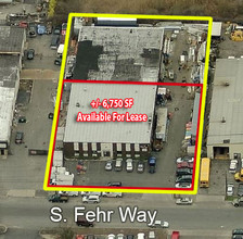 208-210 S Fehr Way, Bay Shore, NY - aerial  map view