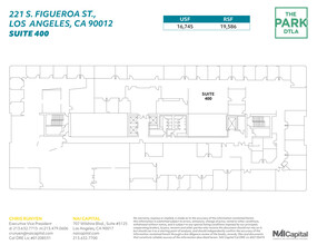 261 S Figueroa St, Los Angeles, CA for rent Floor Plan- Image 1 of 2