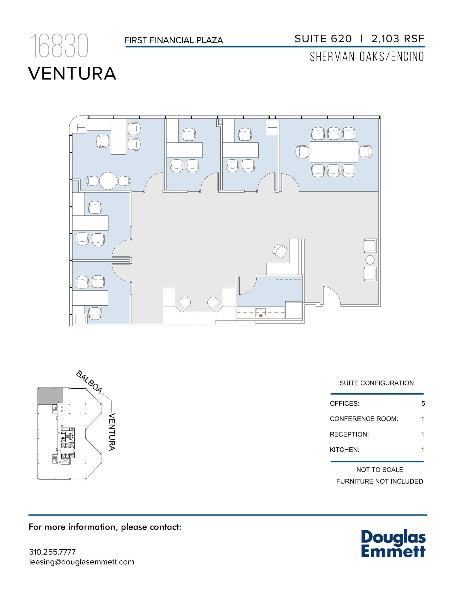 16830 Ventura Blvd, Encino, CA to rent Floor Plan- Image 1 of 1