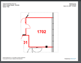 2200 Yonge St, Toronto, ON for rent Floor Plan- Image 1 of 1