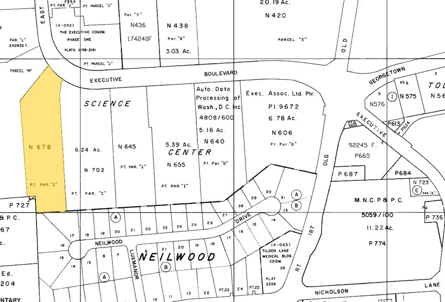 6116 Executive Blvd, Rockville, MD for rent - Plat Map - Image 2 of 19