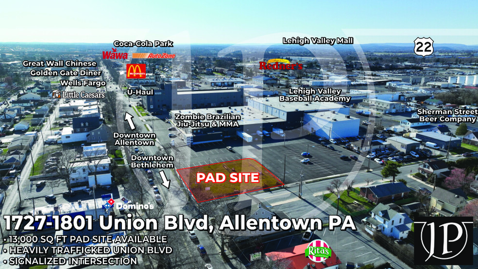 1801 Union Blvd, Allentown, PA for sale - Primary Photo - Image 1 of 1