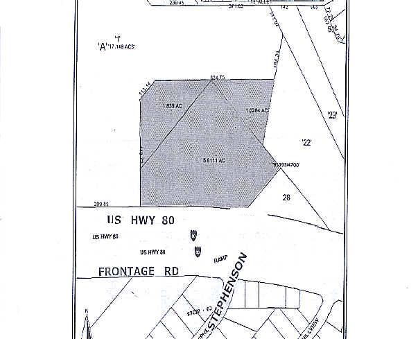 881 US Highway 80 E, Mesquite, TX for sale - Plat Map - Image 1 of 11