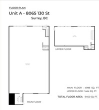 8065 130 St, Surrey, BC for rent Floor Plan- Image 2 of 9