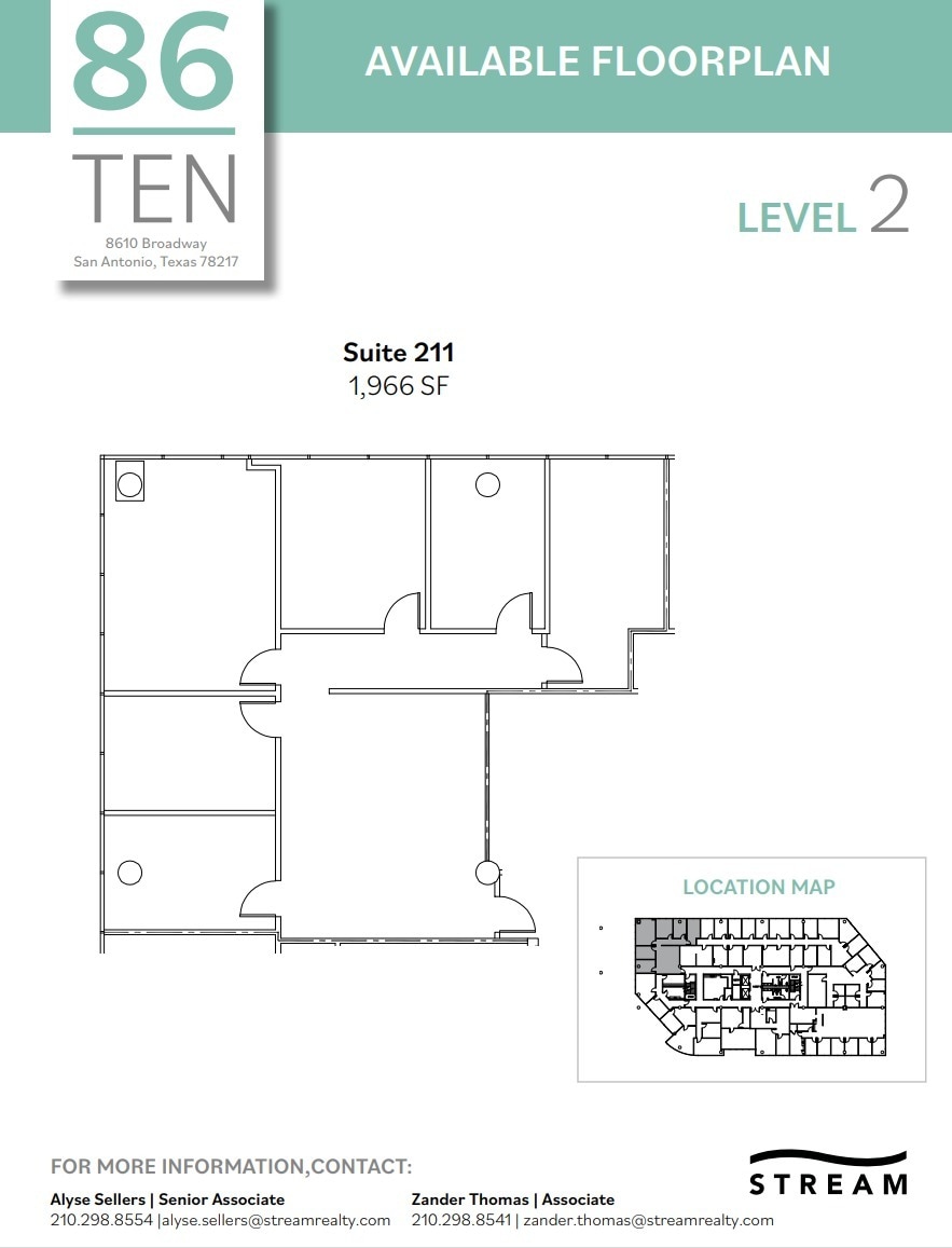 8610 Broadway St, San Antonio, TX to rent Floor Plan- Image 1 of 1