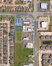 1108 SW 19th St, Moore, OK - aerial  map view