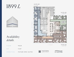 1899 L St NW, Washington, DC for rent Floor Plan- Image 1 of 2