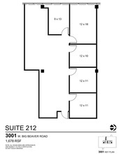 3155 W Big Beaver Rd, Troy, MI for rent Floor Plan- Image 1 of 1