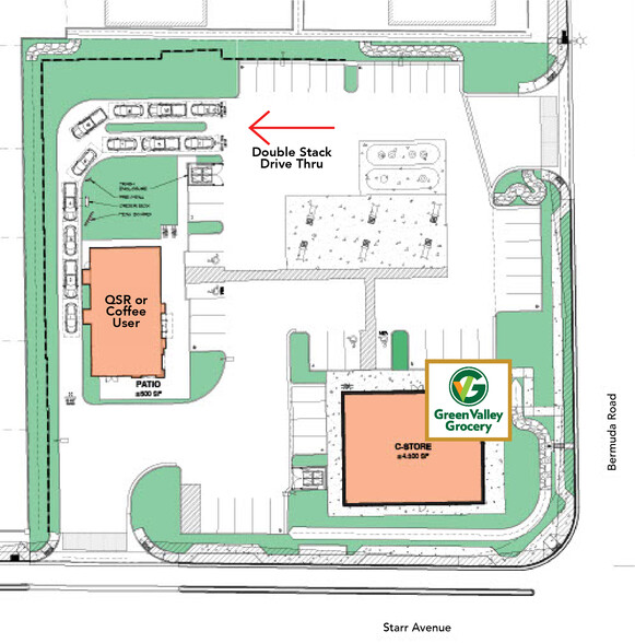 Starr Ave & Bermuda Rd, Las Vegas, NV for rent - Site Plan - Image 2 of 4